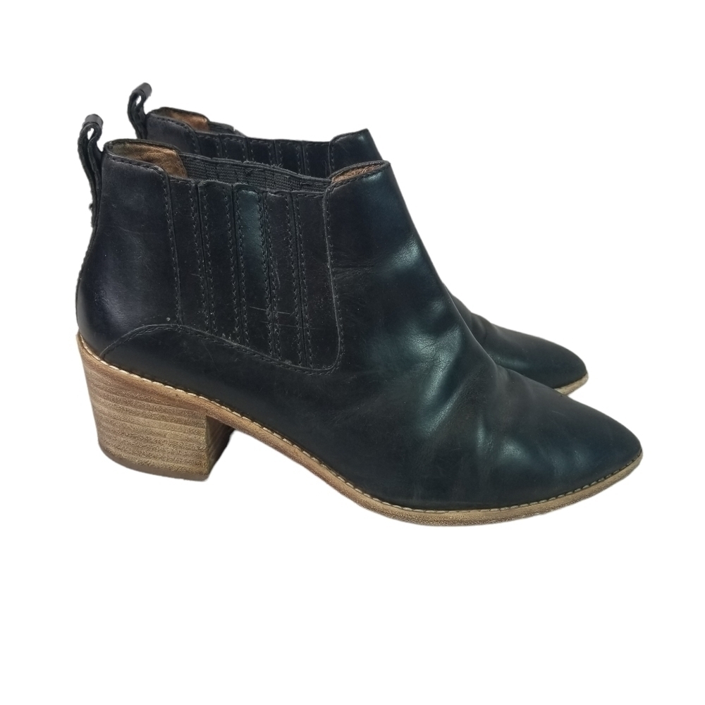 Madewell black leather chelsea boots - Picture 3 of 11